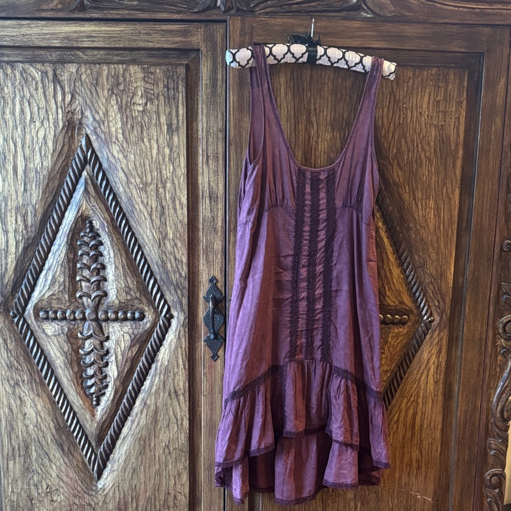 Free People Purple Sleeveless Dress